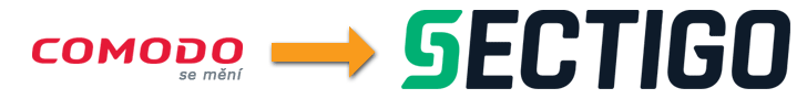 Comodo se mění na Sectigo CA Comodo se mění na Sectigo