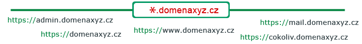 WildCard SSL certificate - zabezpečení subdomén WildCard SSL certificate - zabezpečení subdomén