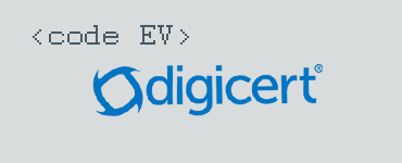 Detail DigiCert EV Code Signing certificate
