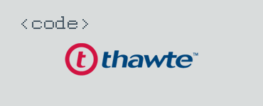 Detail Thawte Code Signing certificate